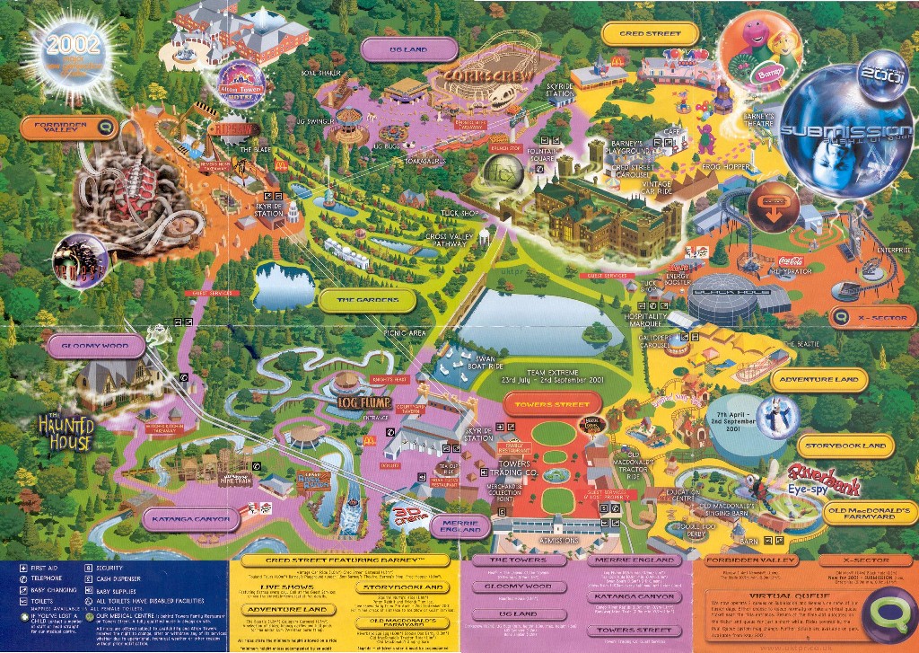 Theme Park Brochures Alton Towers Theme Park Brochures