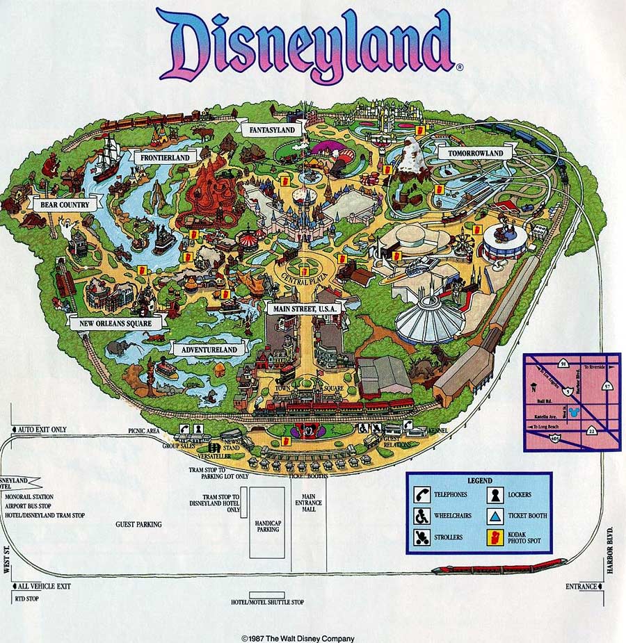 Theme Park Brochures Disneyland - Theme Park Brochures