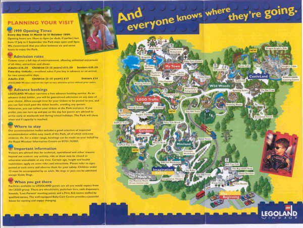 legoland windsor map 2021