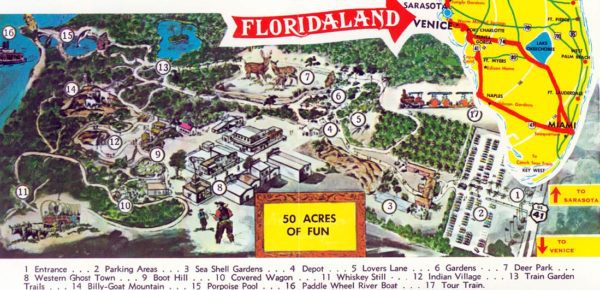 Floridaland Map 1965
