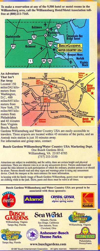 Busch Gardens Williamsburg Brochure 1997_13