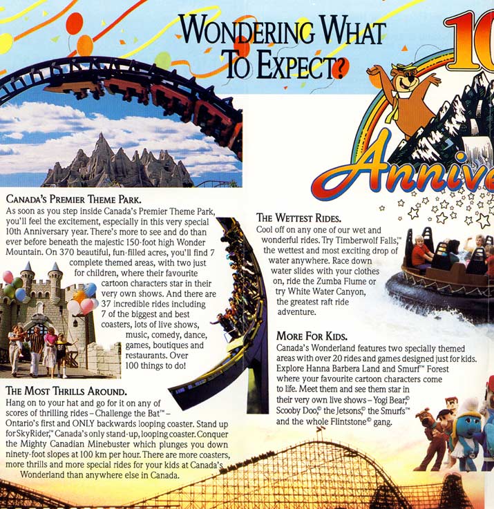 Canada's Wonderland Brochure 1990_3