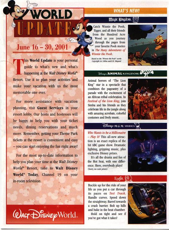 Disney World Update Brochure 2001_1