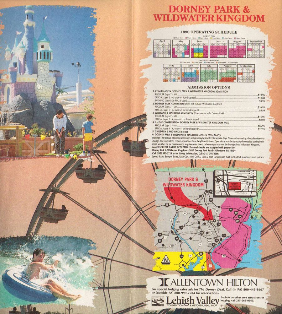 Dorney Park amp Wildwater Kingdom - Dorney Park Brochure 1990 5 900x1000 