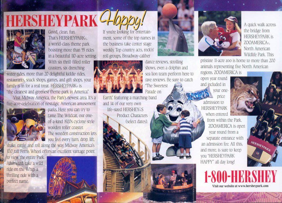 Hersheypark Map and Brochure (1979 - 2023) | ThemeParkBrochures.net