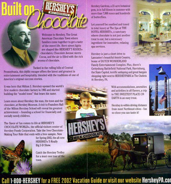 Hersheypark Map and Brochure (2024 1979)