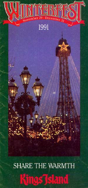 Kings Island Winterfest Brochure 1991