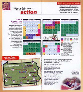 Knoebels Amusement Resort Map and Brochure (1998 - 2023 ...