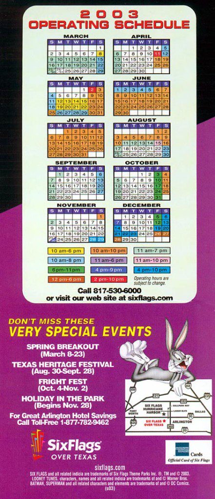 Six Flags Over Texas Brochure 2003_5