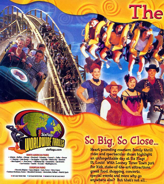 Theme Park Brochures Six Flags St. Louis - Theme Park Brochures