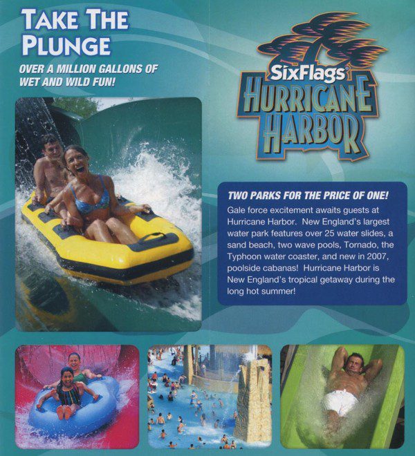 Six Flags New England Map and Brochure - Six Flags New England Brochure 2007 3 600x660 