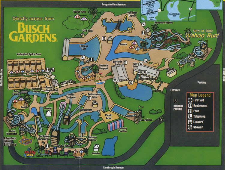 Map of Islands of Adventure