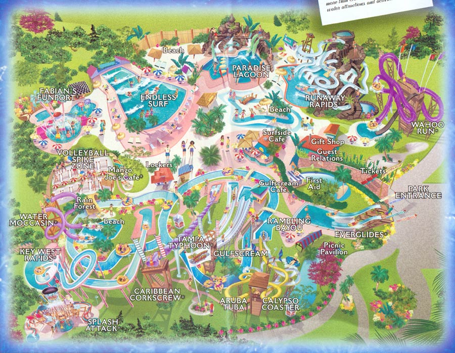 Adventure Island Map and Brochure (2000-2023)