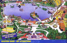American Adventure World Map 1997