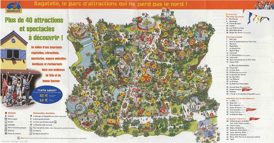 Bagatelle Map 2002