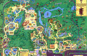 Busch Gardens Tampa Map 1999