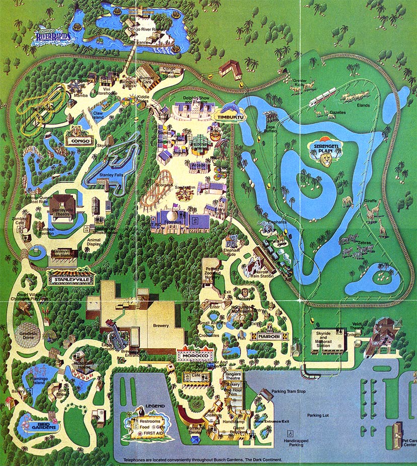 Busch Gardens - The Dark Continent in Florida