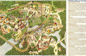Busch Gardens – The Old Country Map 1979
