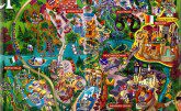 Busch Gardens Williamsburg Map 2001