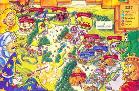 Camelot Theme Park Map 1998