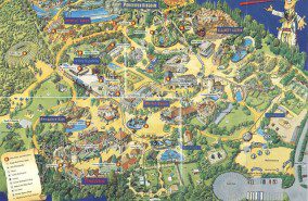 Chessington World of Adventures Map 1995