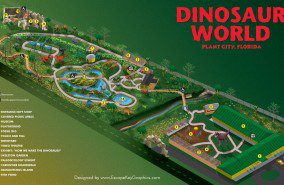 Dinosaur World Florida Map 2011