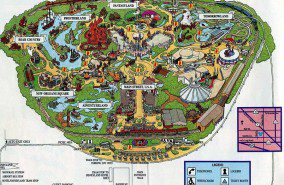 Disneyland Map 1987