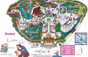 Disneyland Map 1989