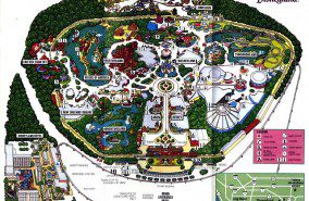 Disneyland Map 1993