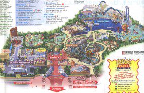 Disney’s California Adventure Map 2006