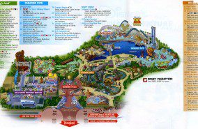 Disney’s California Adventure Map 2008