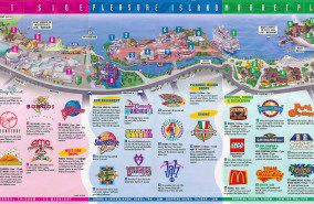 Downtown Disney Map 1999