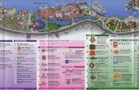 Downtown Disney Map 2008