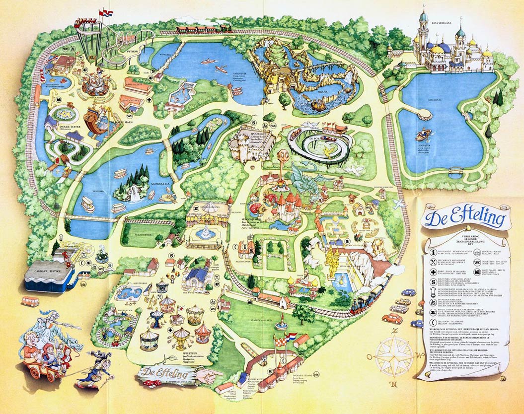 Efteling Map 1986