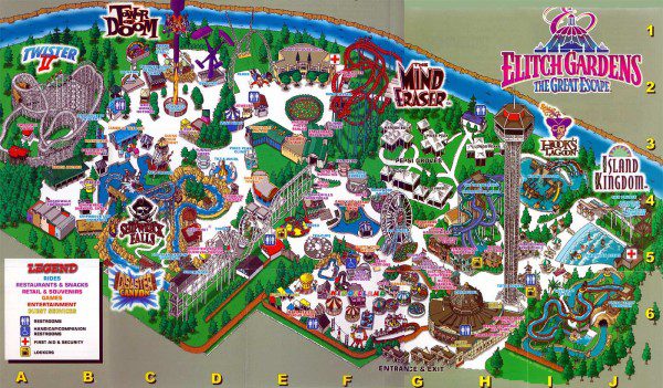 Theme Park Brochures Elitch Gardens Theme Park Brochures