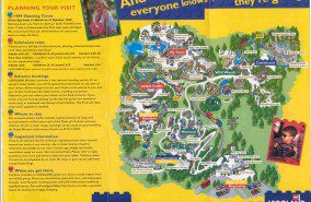 LEGOLAND Windsor Map 1999