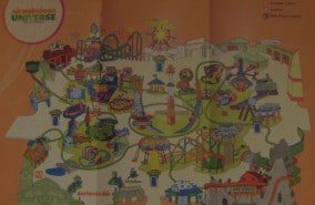 Nickelodeon Universe – Mall of America Map 2011