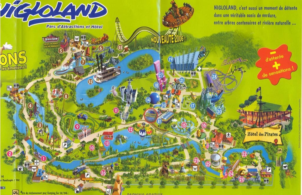 Nigloland Map 2006