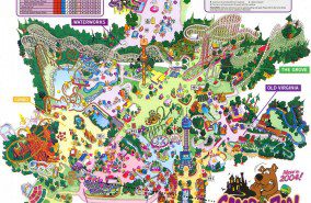 Paramount’s Kings Dominion Map 2004