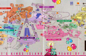 Paramount’s Kings Island Map 1997