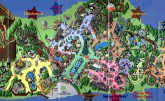 Paramount's Kings Island Map 2000