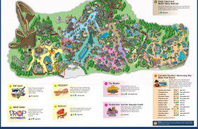 Paramount’s Kings Island Map 2005