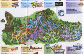 Paramount’s Kings Island Map 2006