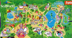 SeaWorld San Antonio Map and Brochure (2000 - 2024 ...