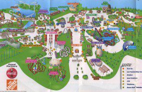 Six Flags Great Adventure Map 2007