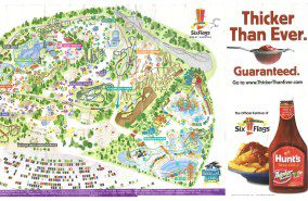 Six Flags Great America Map 2006