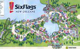 Six Flags New Orleans Map 2004