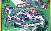 Six Flags Over Georgia Map 1997