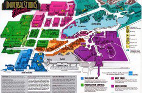 Universal Studios Florida Map 1992