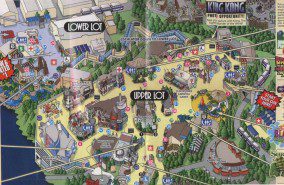 Universal Studios Hollywood Map 2006